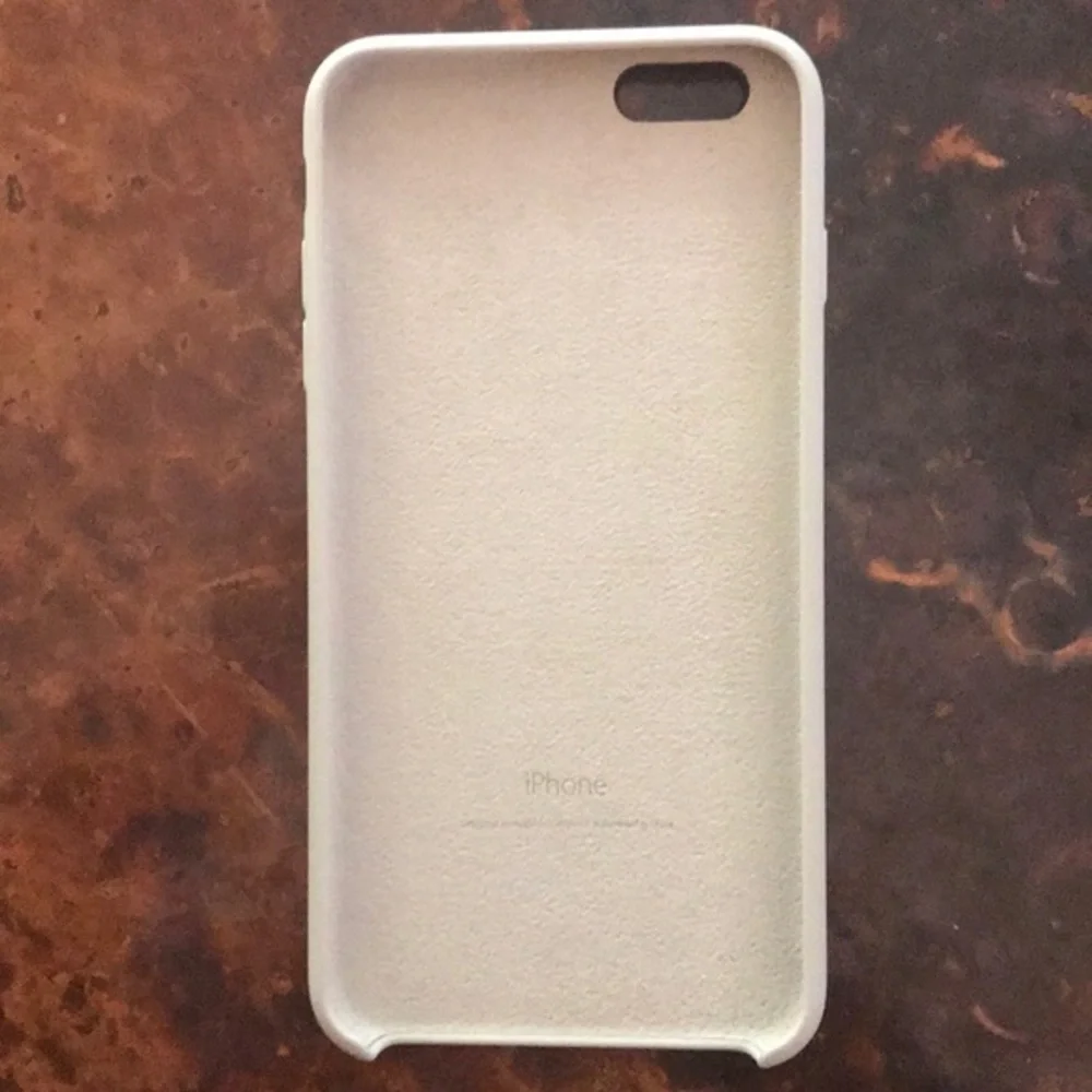 EUC Apple iPhone 6s Plus pink-beige silicone case